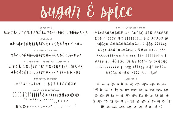 Sugar & Spice Font Duo in Script Fonts - product preview 1