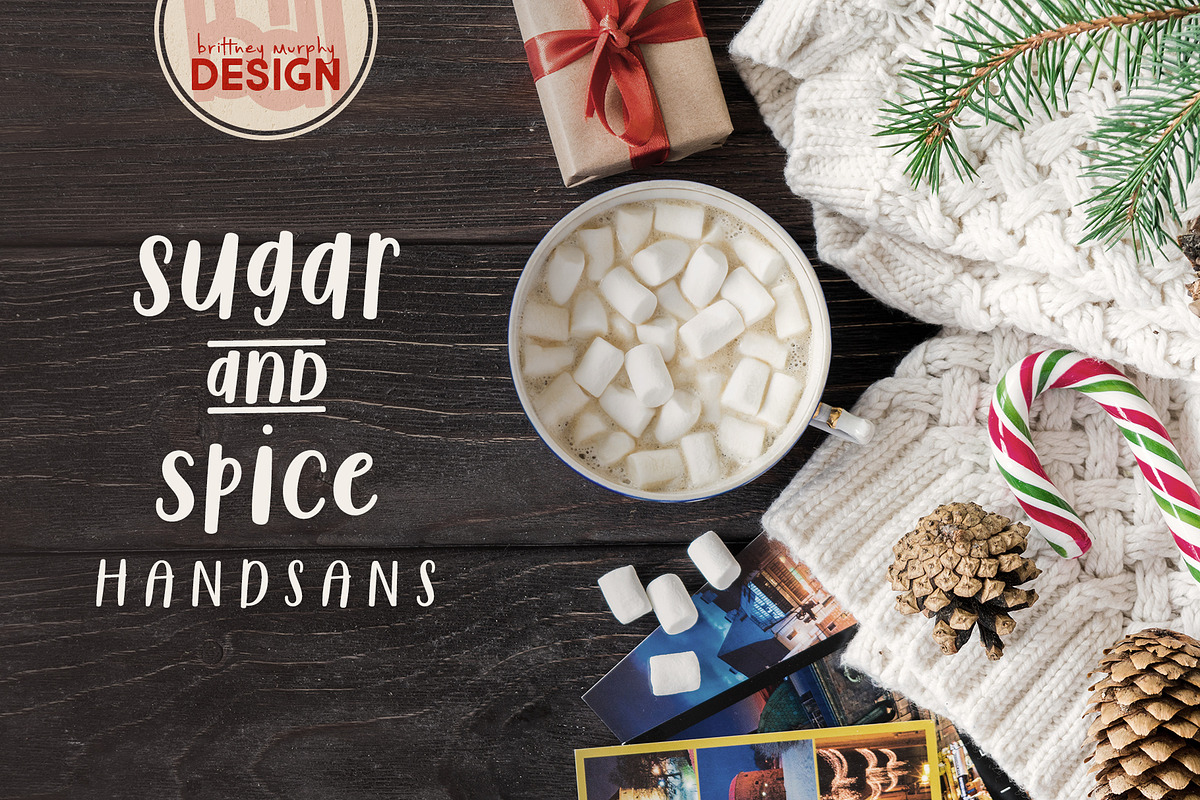 Sugar & Spice Handsans in Display Fonts - product preview 8