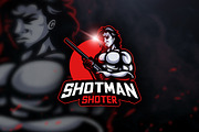 Shotman Shoter - Mascot & Esport Log