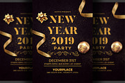 Classy New Year Invitation Flyer
