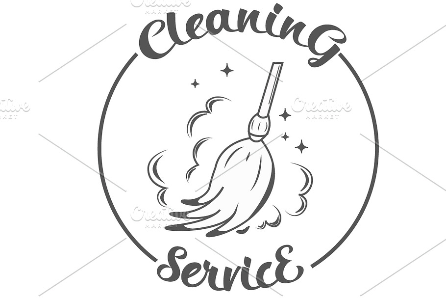 Cleaning logos vector in Illustrations - product preview 8