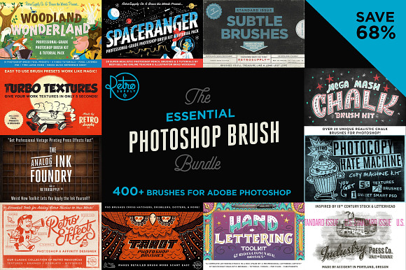 Essential Photoshop Brush Bundle in Photoshop Brushes - product preview 46