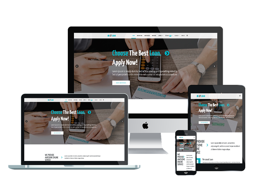 LT Loan Onepage Joomla template in Joomla Themes - product preview 8
