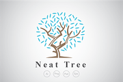 Neat and Rounded Tree Logo Template