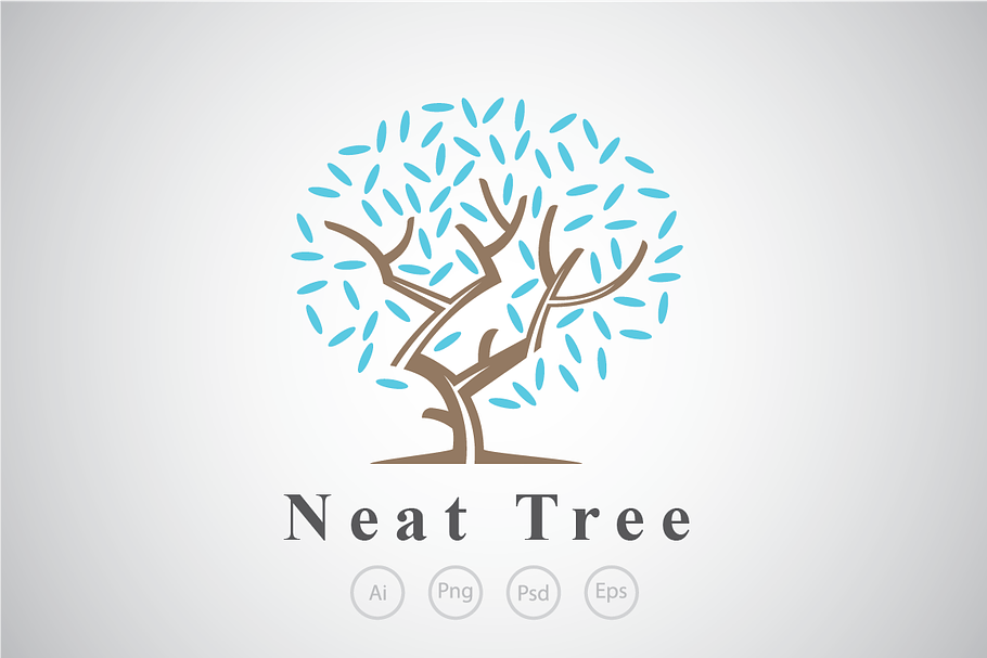 Neat and Rounded Tree Logo Template in Logo Templates - product preview 8