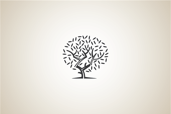 Neat and Rounded Tree Logo Template in Logo Templates - product preview 2