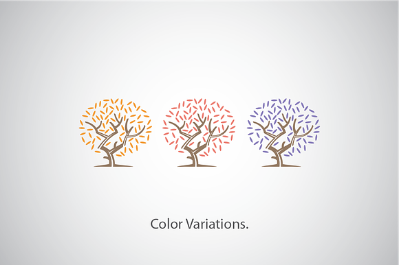 Neat and Rounded Tree Logo Template in Logo Templates - product preview 3