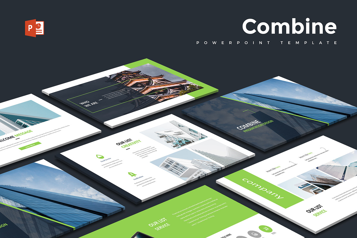 Combine - Powerpoint Template in PowerPoint Templates - product preview 8
