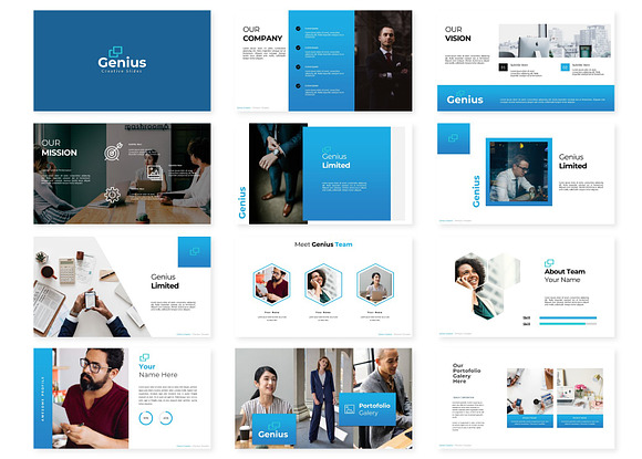 Genius - Powerpoint Template in PowerPoint Templates - product preview 1