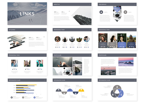 Links - Powerpoint Templates in PowerPoint Templates - product preview 1