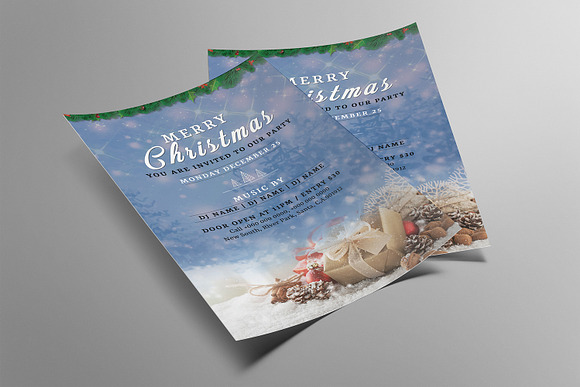 Christmas Invitation Flyer V910 in Flyer Templates - product preview 1
