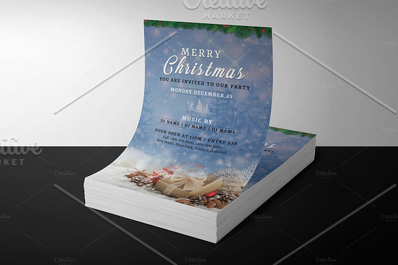 Christmas Invitation Flyer V910 in Flyer Templates - product preview 2