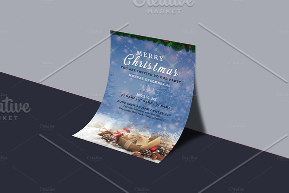 Christmas Invitation Flyer V910 in Flyer Templates - product preview 3