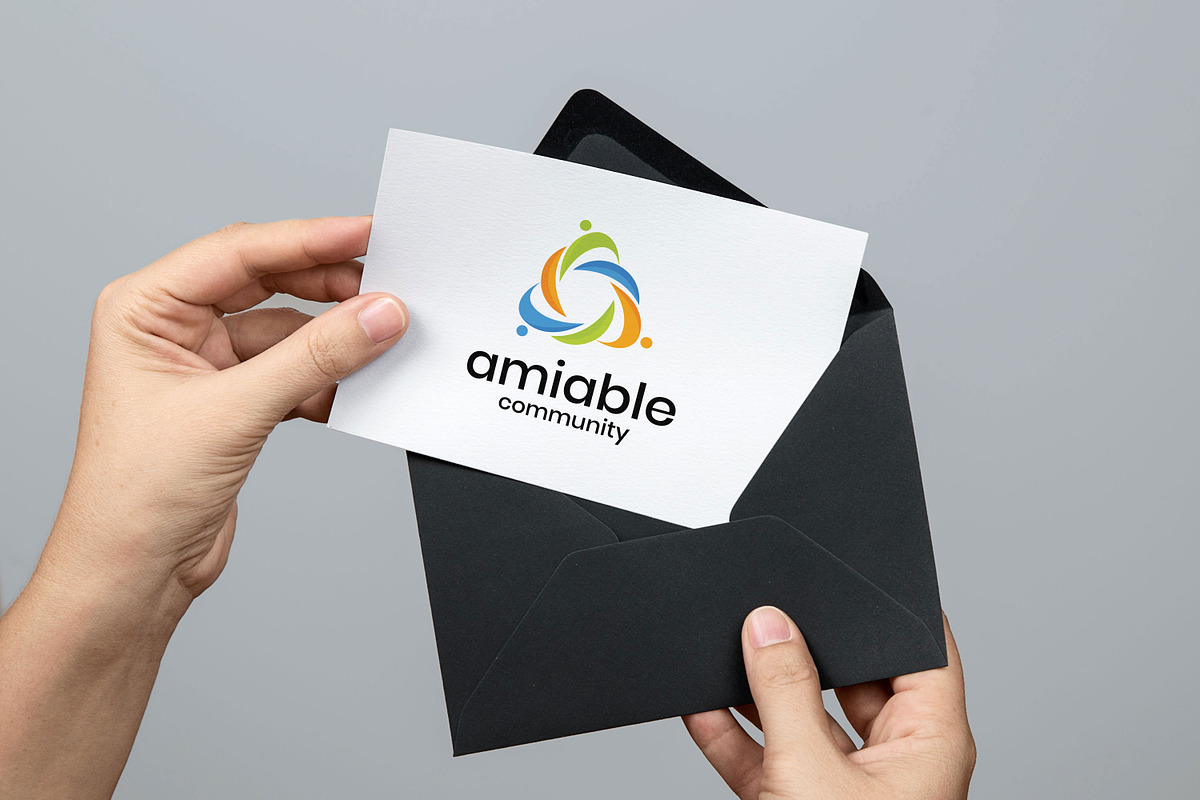 Amiable - Community Logo in Logo Templates - product preview 8