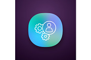 HR management app icon