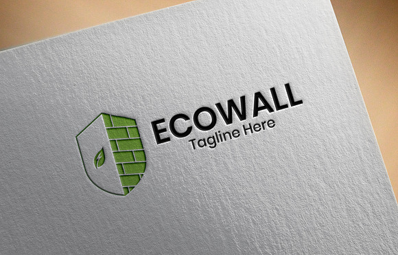 EcoWall - Organic Logo Template in Logo Templates - product preview 1