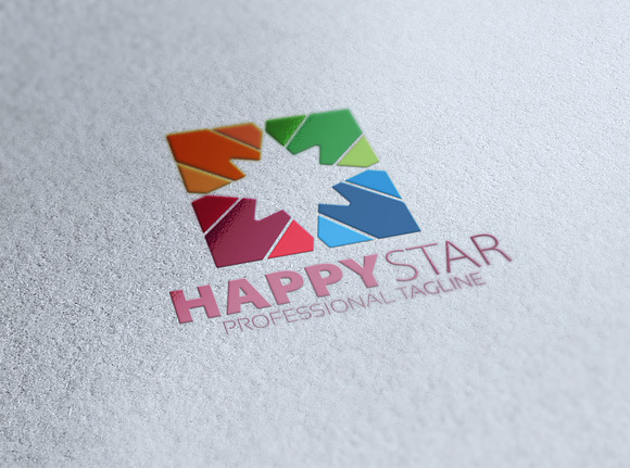 Happy Star Logo in Logo Templates - product preview 2