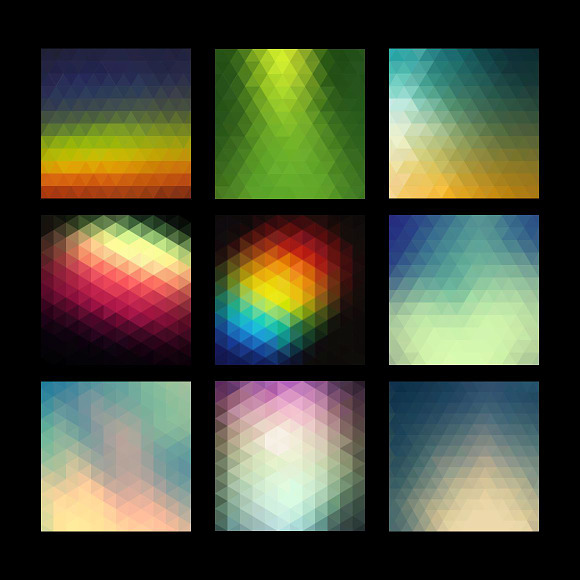 30 vector Backgrounds. Flow Light in Textures - product preview 2