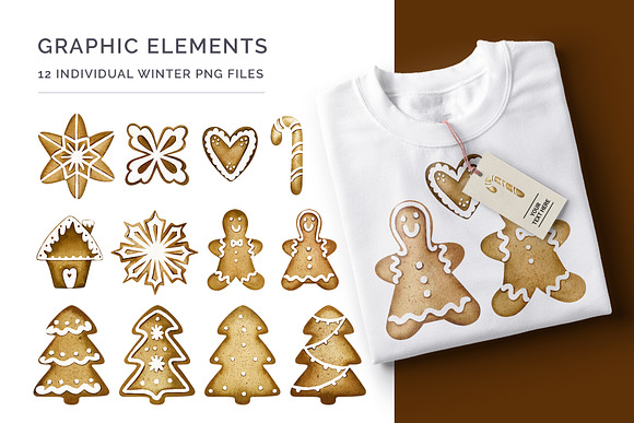 Gingerbread Cookies in Objects - product preview 3