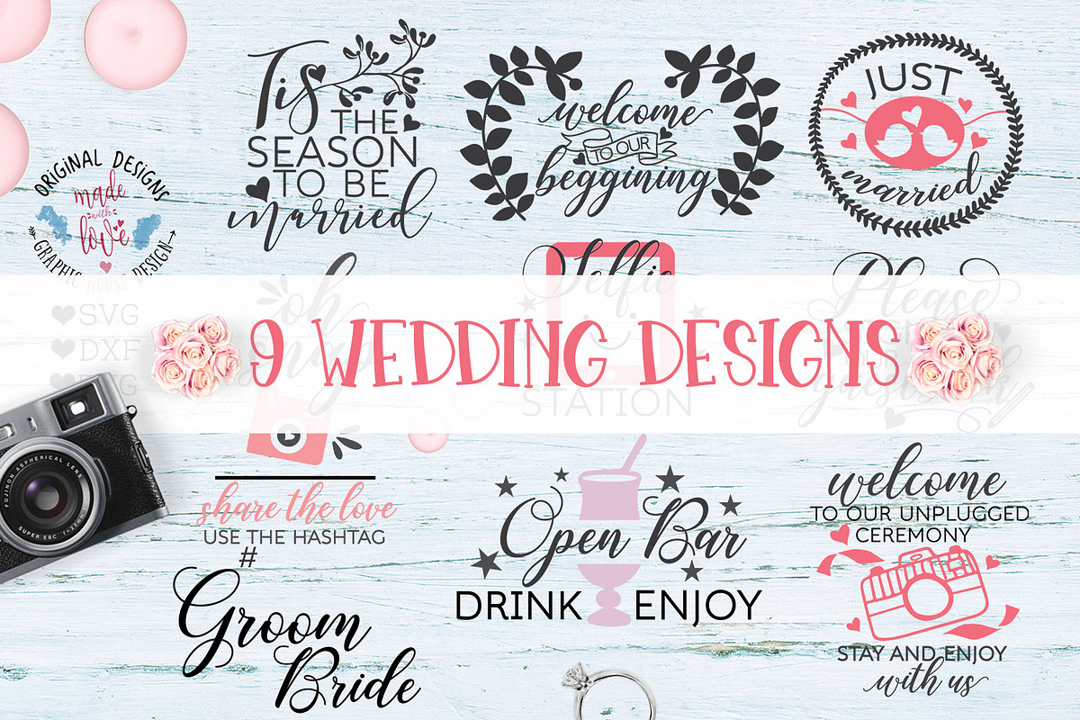 Mini Wedding Bundle in Illustrations - product preview 8