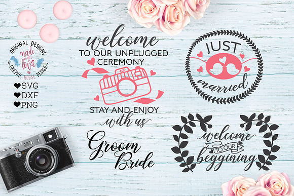 Mini Wedding Bundle in Illustrations - product preview 2