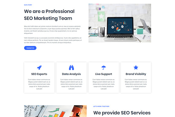 SEOLand - SEO Marketing Agency Theme in WordPress Business Themes - product preview 2