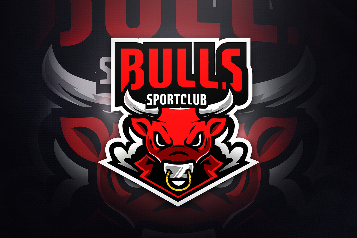 Bulls Sportclub - Macsot &EsportLogo in Logo Templates - product preview 8