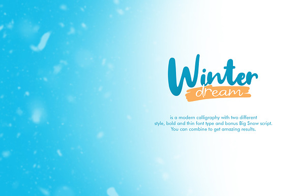 Winter Dream Trio Font in Script Fonts - product preview 1