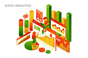 Data Analysis - Vector Illustration