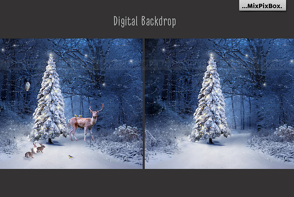 Christmas Backdrop in Add-Ons - product preview 1