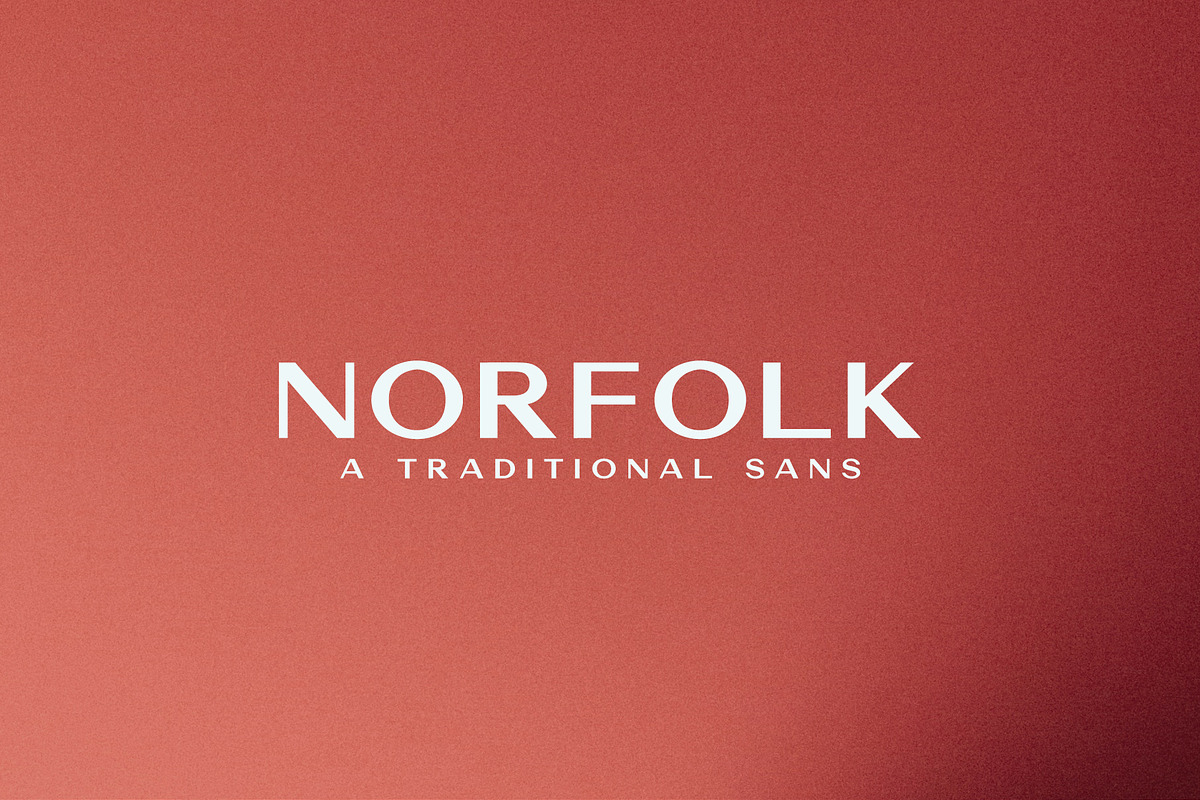 Norfolk | A Traditional Sans in Sans-Serif Fonts - product preview 8