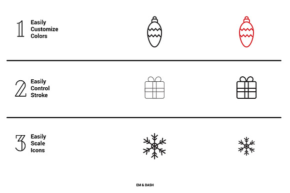 55 Winter Holiday Icons in Icons - product preview 3