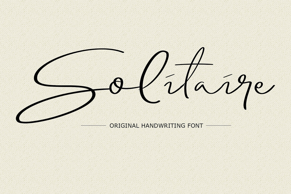 Solitaire Font in Script Fonts - product preview 8