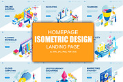 Isometric Landing Page Template