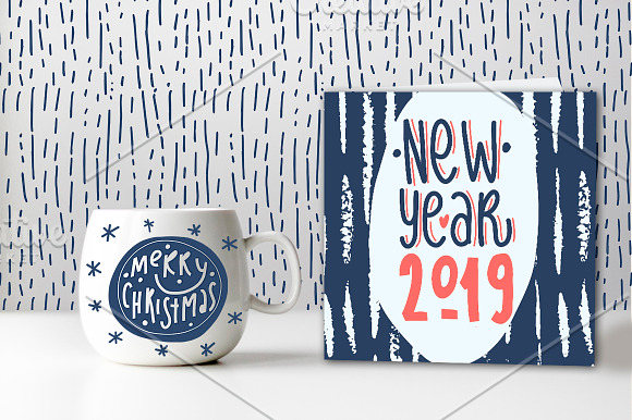 SALE 50% Merry Christmas and NY2019  in Illustrations - product preview 1