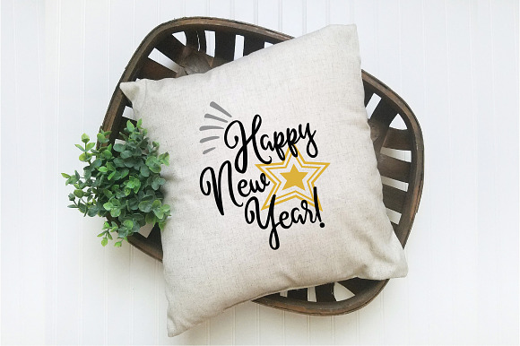 New Year's SVG Cut File Bundle in Illustrations - product preview 1