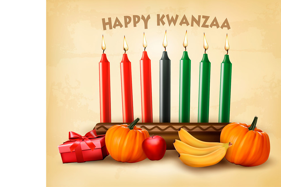 Kwanzaa holiday background. Vector in Illustrations - product preview 8