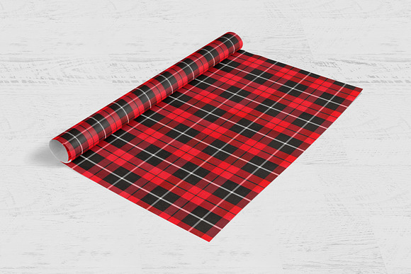 Buffalo Plaid Red black & white in Patterns - product preview 2