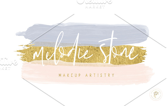 Neutral watercolor brush strokes in Textures - product preview 1