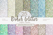 Pastel glitter Bokeh Digital Papers