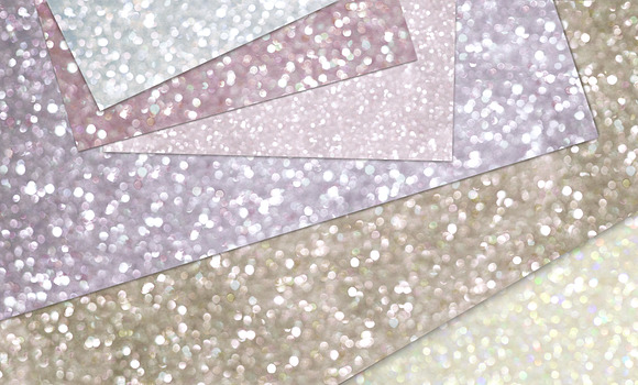 Pastel glitter Bokeh Digital Papers in Textures - product preview 2