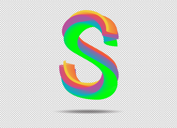 3D Colorful Font in Display Fonts - product preview 2