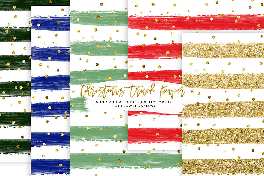 christmas paper pack in Illustrations - product preview 8