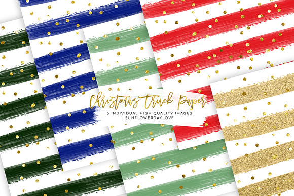 christmas paper pack in Illustrations - product preview 1