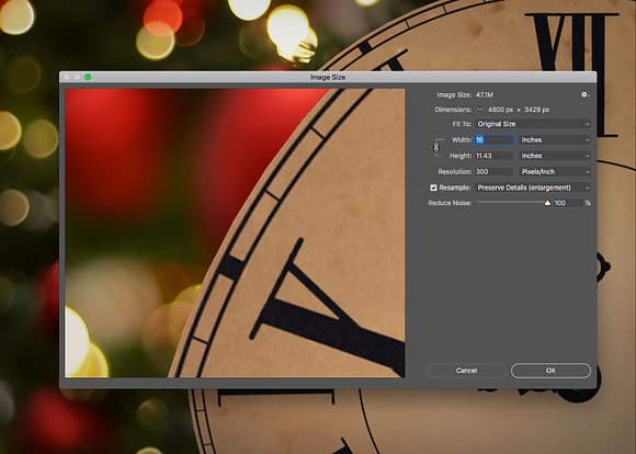 New Year Clock Christmas Backdrop in Add-Ons - product preview 3