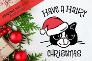 Have a Hairy Christmas SVG Cut File