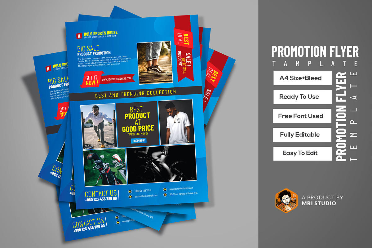 Promotion Flyer in Flyer Templates - product preview 8