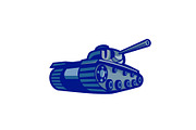 American World War Two Battle Tank R