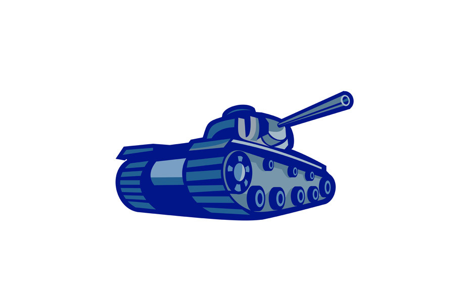 American World War Two Battle Tank R