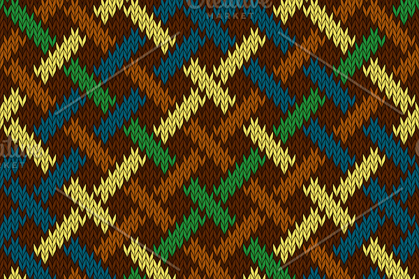 Knitted Irish-Saxon ornamen